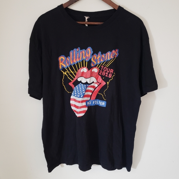 the Rolling Stones Other - 🌞SOLD🌞 Rolling Stones Tour 2019 Band T-Shirt Graphic Print Mens Size Large